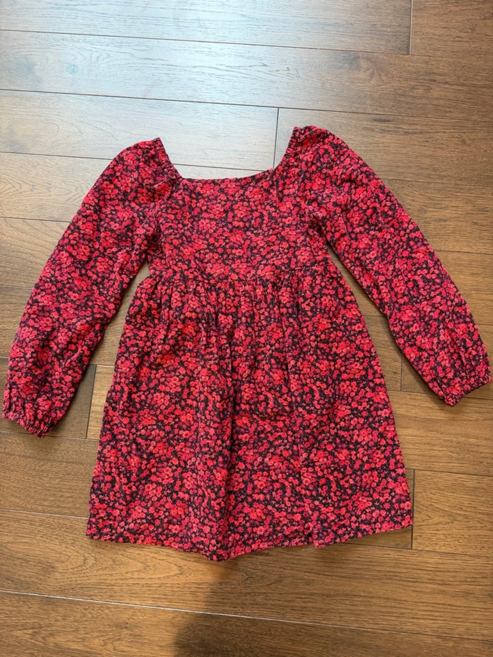 Gap Kids Puff Sleeve Corduroy Long Sleeve Dress Large - C42-014